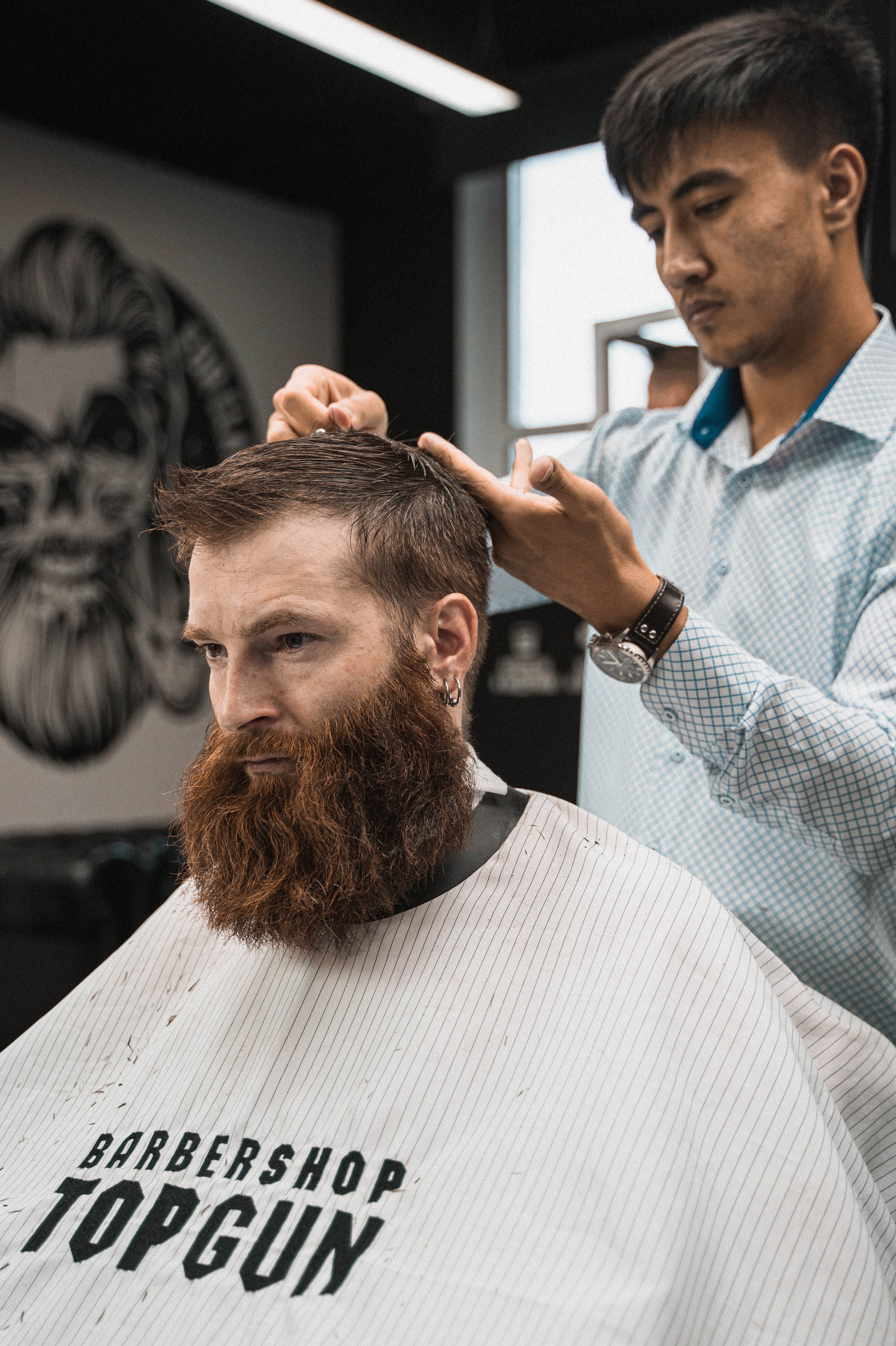 Classic men's haircut