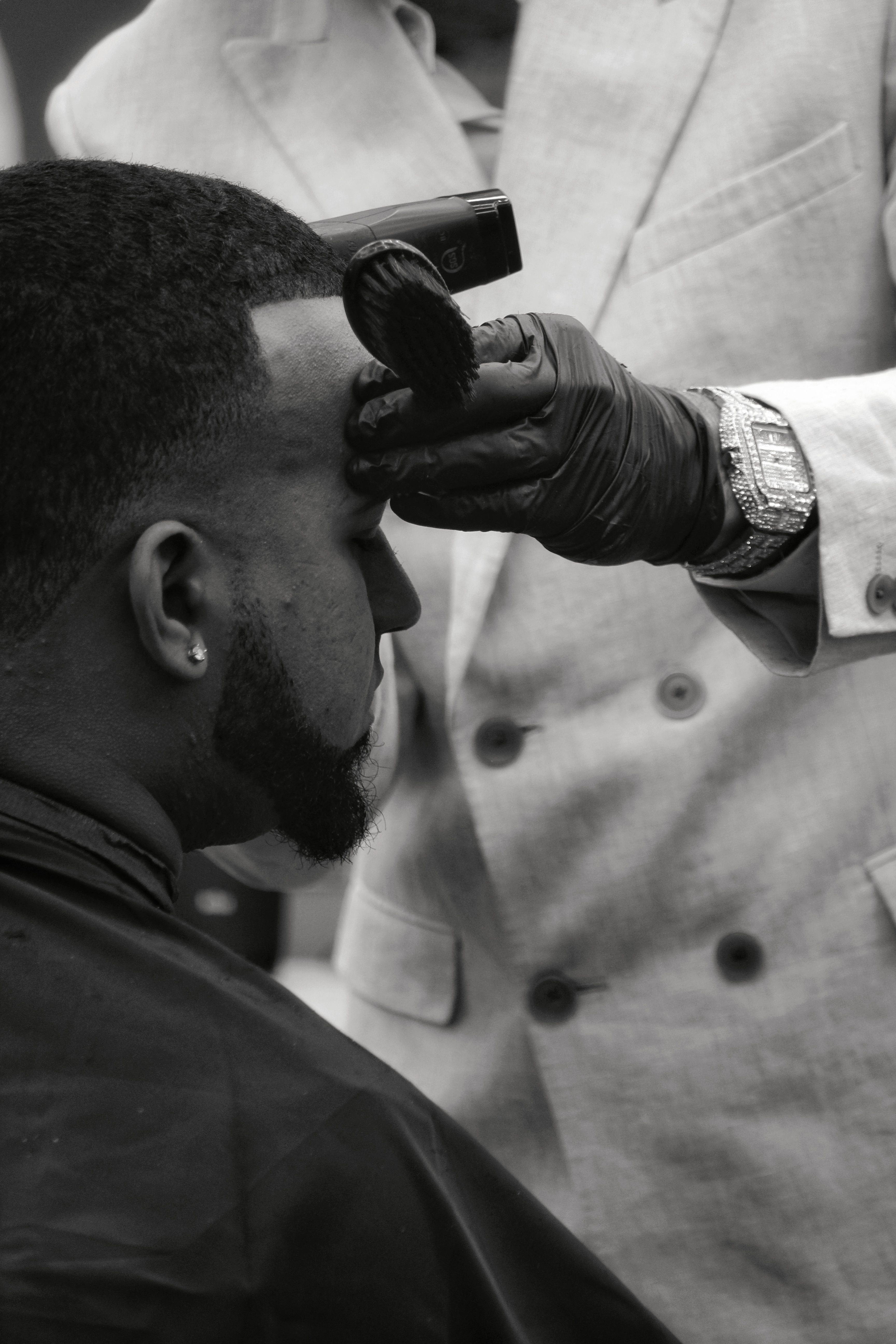 Textured men's haircut