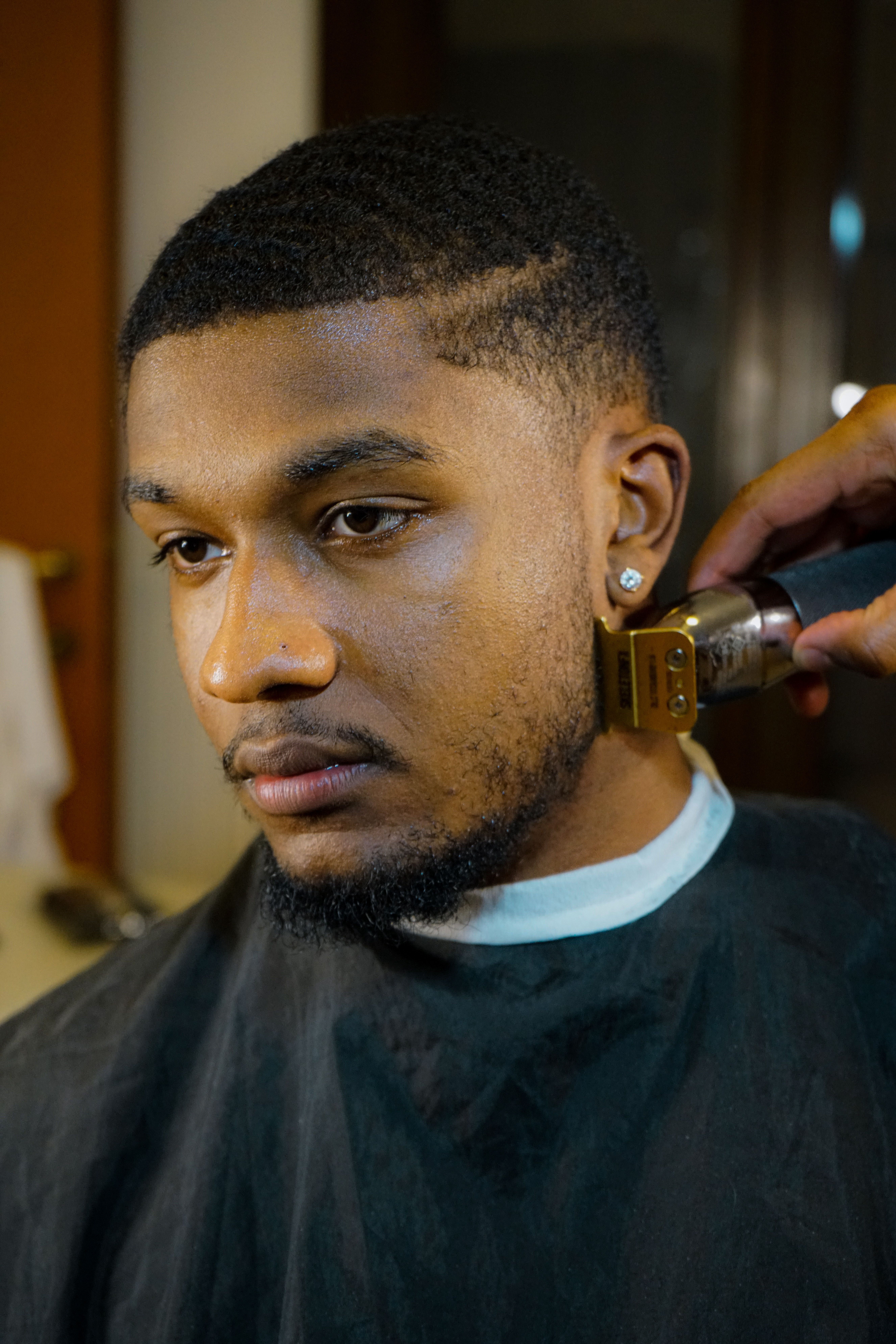 Sharp line up haircut