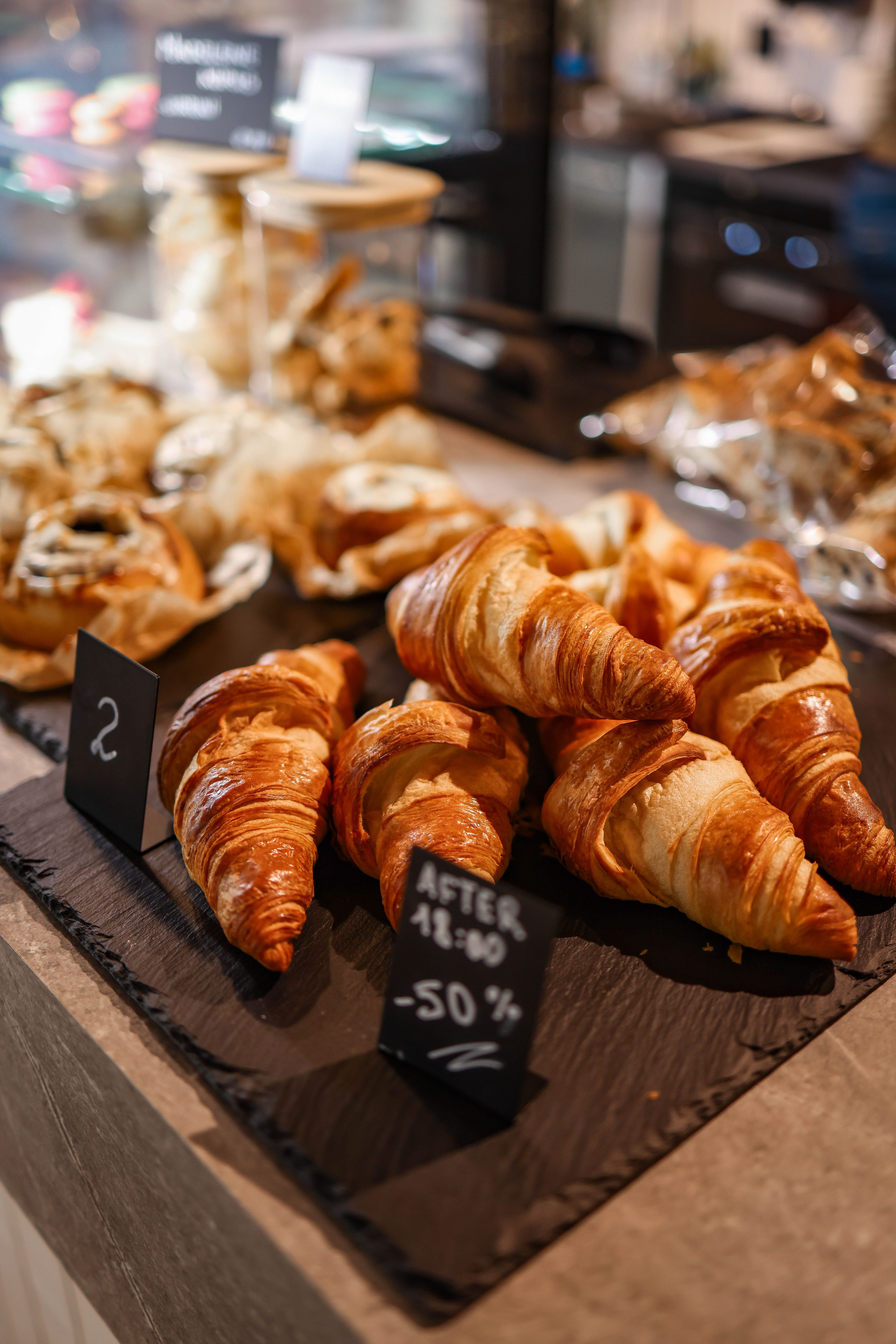 Fresh croissants